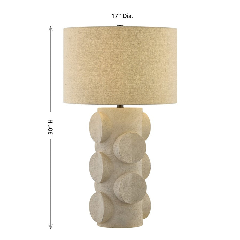 Savoy House Lanett 1 Lt Table Lamp, Beige