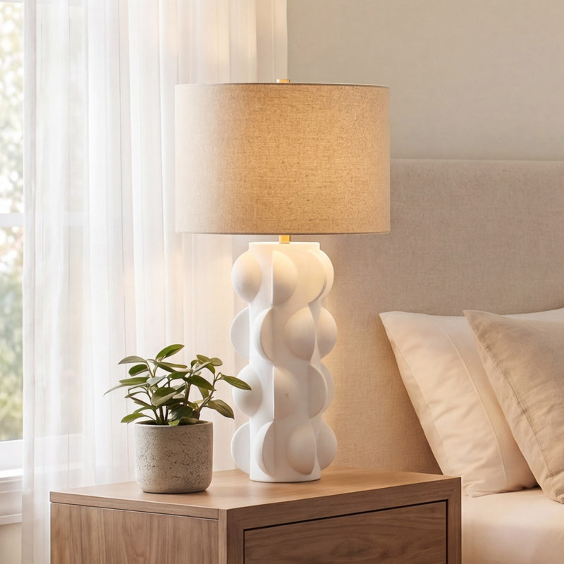 Savoy House Kirkwall 1 Lt Table Lamp, Beige