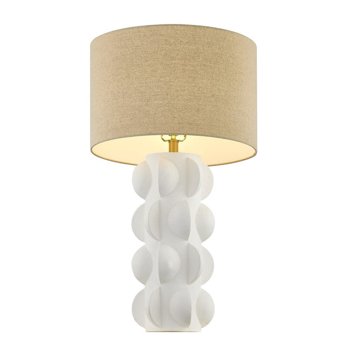 Savoy House Kirkwall 1 Lt Table Lamp, Beige