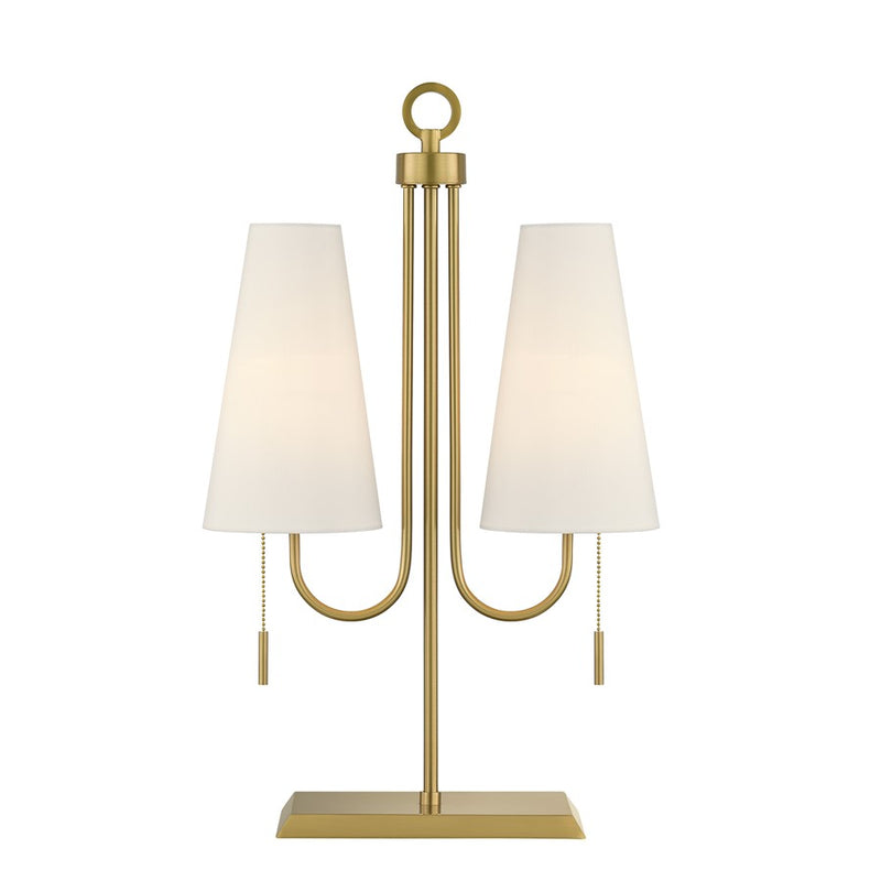 Savoy House Wilkes 2 Lt Table Lamp, White