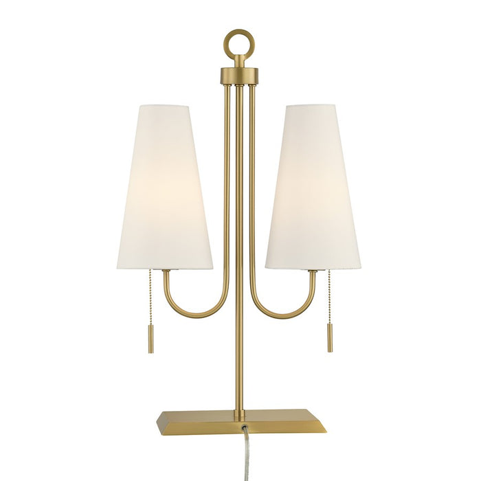 Savoy House Wilkes 2 Lt Table Lamp, White