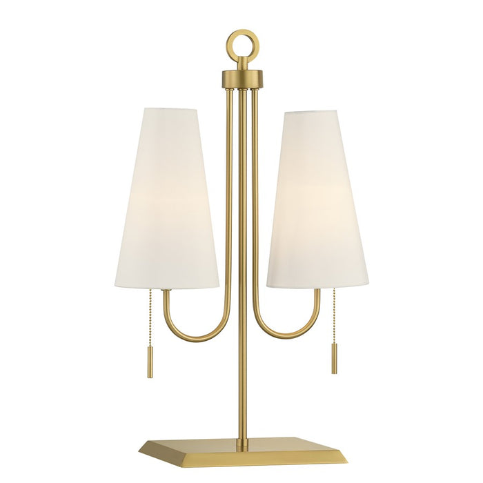 Savoy House Wilkes 2 Lt Table Lamp, White