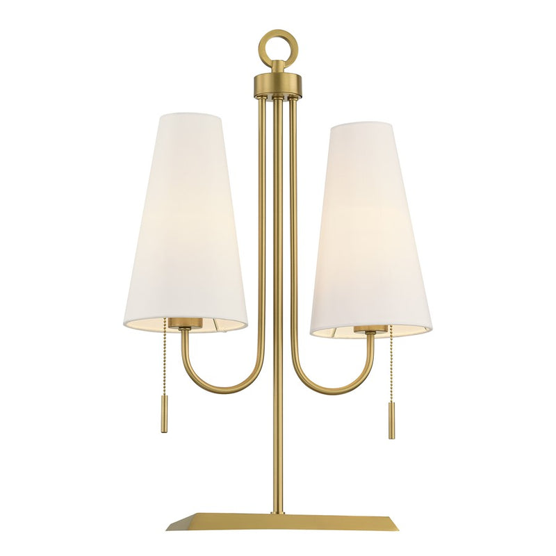 Savoy House Wilkes 2 Lt Table Lamp, White