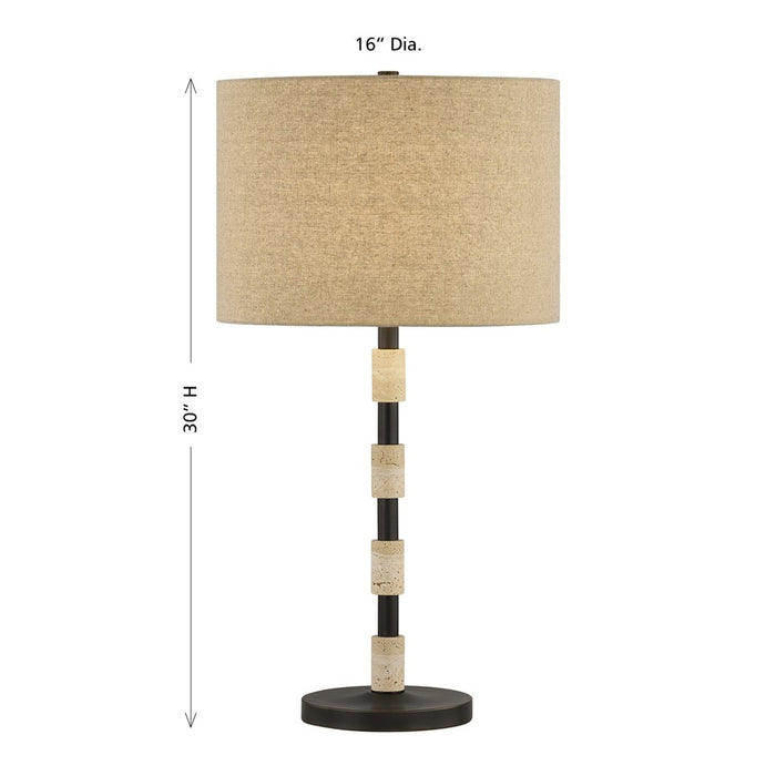 Savoy House Dothan 1 Lt Table Lamp, Beige
