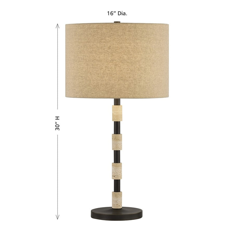 Savoy House Dothan 1 Lt Table Lamp, Beige