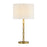 Savoy House Bartow 1 Lt Table Lamp, White - 11-DF12