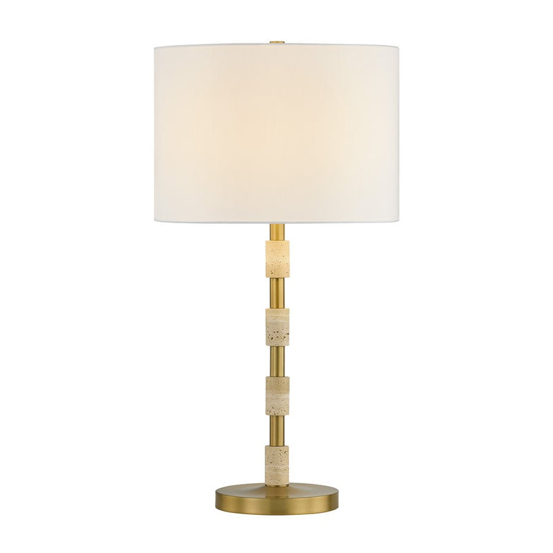 Savoy House Bartow 1 Lt Table Lamp, White