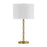 Savoy House Bartow 1 Lt Table Lamp, White