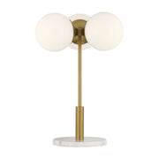 Savoy House Turin 3 Lt Table Lamp, White Opal - 11-DF13