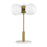 Savoy House Turin 3 Lt Table Lamp, White Opal