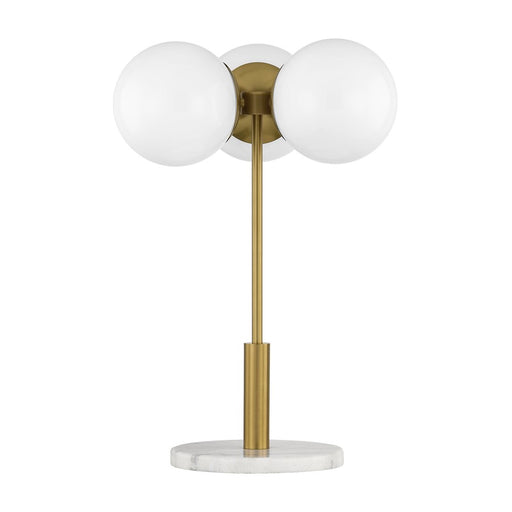 Savoy House Turin 3 Lt Table Lamp, White Opal