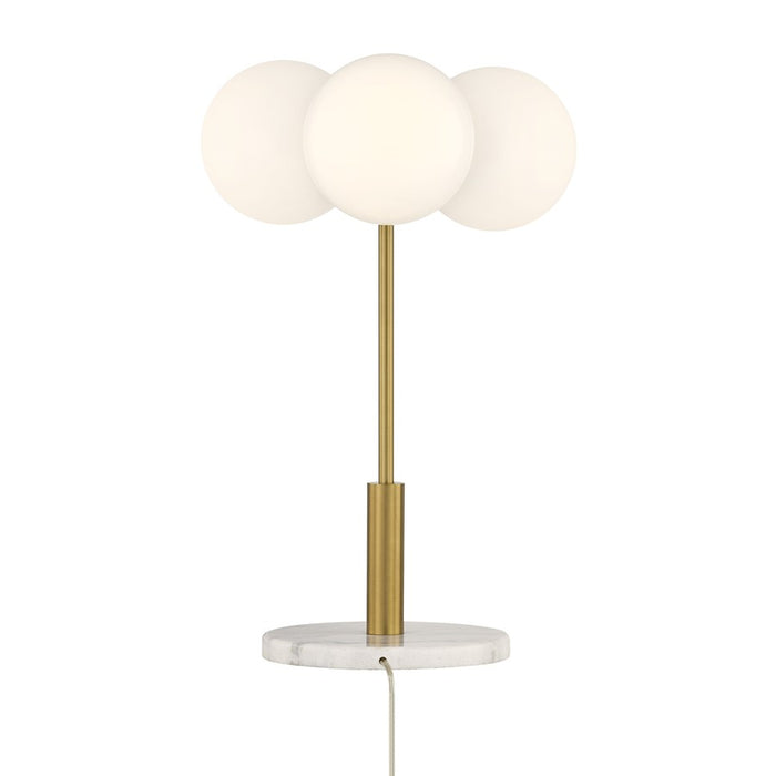 Savoy House Turin 3 Lt Table Lamp, White Opal