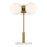 Savoy House Turin 3 Lt Table Lamp, White Opal