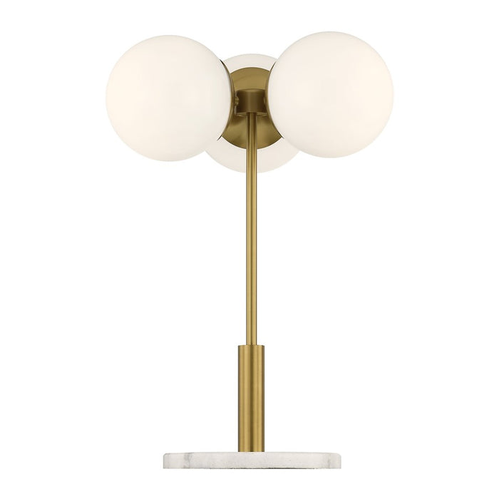 Savoy House Turin 3 Lt Table Lamp, White Opal