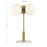 Savoy House Turin 3 Lt Table Lamp, White Opal