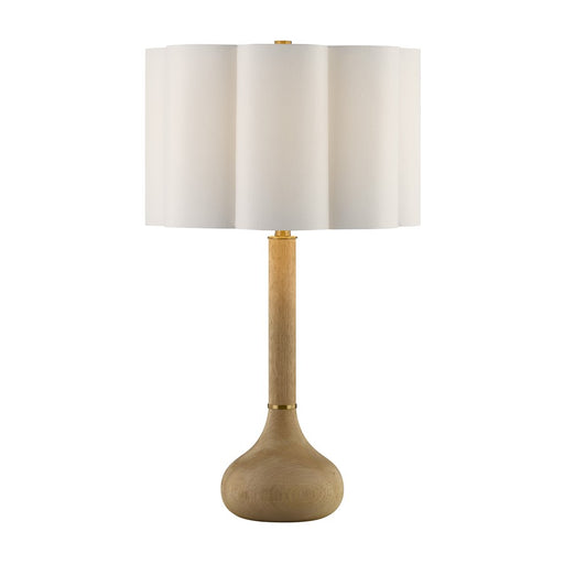 Savoy House Derby 1 Lt Table Lamp, White Scalloped - 11-DF14