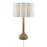 Savoy House Derby 1 Lt Table Lamp, White Scalloped