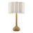 Savoy House Derby 1 Lt Table Lamp, White Scalloped
