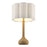 Savoy House Derby 1 Lt Table Lamp, White Scalloped