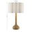 Savoy House Derby 1 Lt Table Lamp, White Scalloped