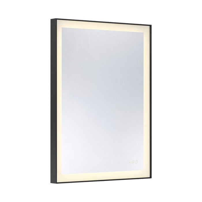 Savoy House Paulding LED 24x32 Rectangle Frontlit Mirror, Black