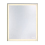 Savoy House Paulding LED 30x36 Rectangle Frontlit Mirror, Black - 2-1230-30X36