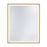 Savoy House Paulding LED 30x36 Rectangle Frontlit Mirror, Black - 2-1230-30X36