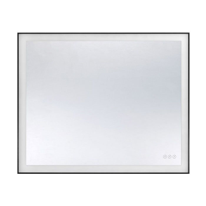 Savoy House Paulding LED 30x36 Rectangle Frontlit Mirror, Black