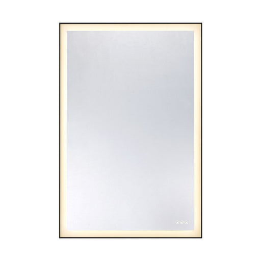 Savoy House Paulding LED 48x32 Rectangle Frontlit Mirror, Black - 2-1231-48X32