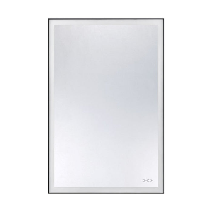 Savoy House Paulding LED 48x32 Rectangle Frontlit Mirror, Black