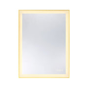 Savoy House Paulding LED 24x32 Rectangle Frontlit Mirror, Gold - 2-1232-24X32