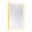 Savoy House Paulding LED 24x32 Rectangle Frontlit Mirror, Gold