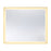 Savoy House Paulding LED 30x36 Rectangle Frontlit Mirror, Gold - 2-1233-30X36
