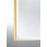 Savoy House Paulding LED 48x32 Rectangle Frontlit Mirror, Gold