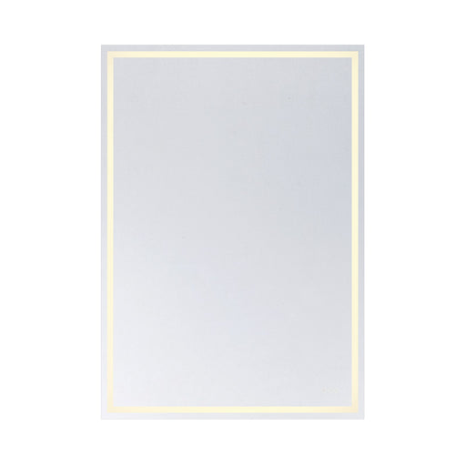 Savoy House Beckett 42x60in LED Rectangle Frontlit Mirror | Modern Frost Metal and Glass | Bathroom & Powder Room | 42 x 60 x 1.13 in | Model 2-1235-42X60