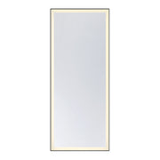 Savoy House Paulding 72in LED Rectangle Frontlit Mirror | Black Metal Frame | Bathroom & Vanity Illuminated Mirror | 72 x 30 x 2 in | Model 2-1239-30X72