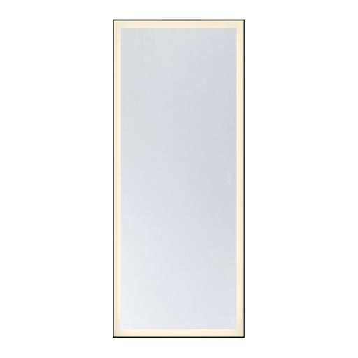 Savoy House Paulding 72in LED Rectangle Frontlit Mirror | Black Metal Frame | Bathroom & Vanity Illuminated Mirror | 72 x 30 x 2 in | Model 2-1239-30X72