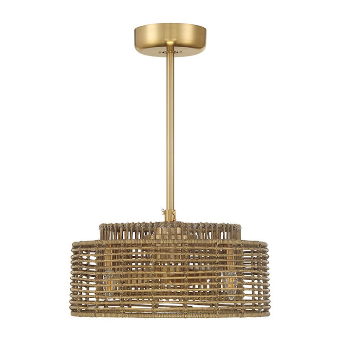 Savoy House Ferndale 4-Light Fan D'Lier, Warm Brass