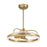 Savoy House Corona LED Fan D'Lier, Warm Brass