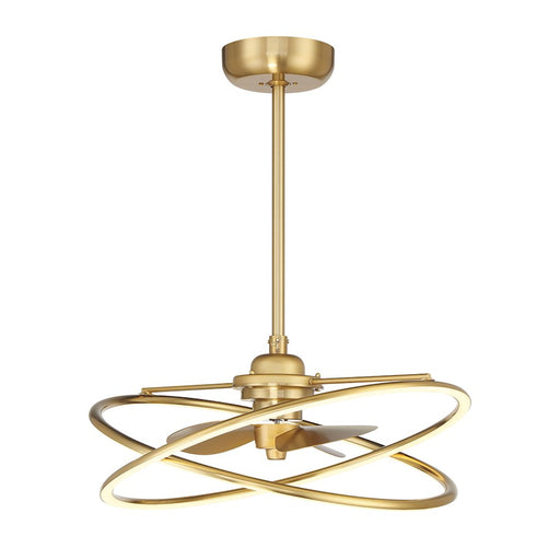 Savoy House Dorado LED Fan D'Lier, Warm Brass - 24-FD-745-322