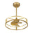 Savoy House Lyria LED Fan D'Lier, Warm Brass