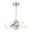 Savoy House Hydra LED Fan D'Lier, Polished Chrome