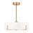 Savoy House Mansell 4Lt Ceiling Fan, White, Warm Brass - 26-FD-775-322