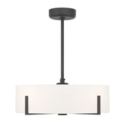 Savoy House Mansell 4Lt Ceiling Fan, Black/White, Matte Black - 26-FD-775-89