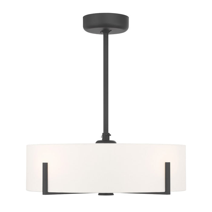 Savoy House Mansell 4Lt Ceiling Fan, Black/White, Matte Black - 26-FD-775-89