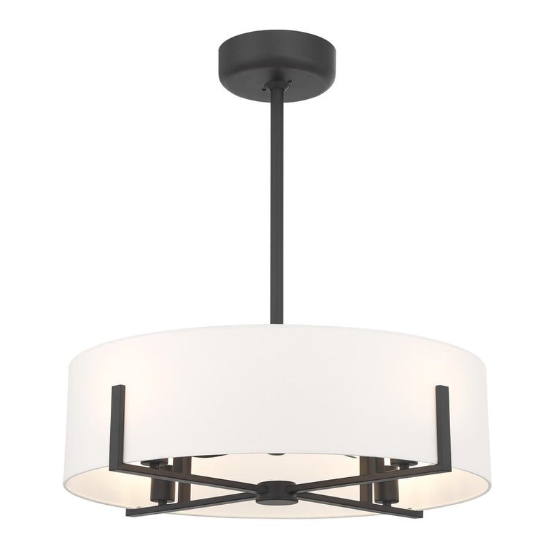 Savoy House Mansell 4Lt Ceiling Fan, Black/White, Matte Black