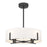 Savoy House Mansell 4Lt Ceiling Fan, Black/White, Matte Black