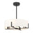 Savoy House Mansell 4Lt Ceiling Fan, Black/White, Matte Black