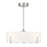 Savoy House Mansell 4Lt Ceiling Fan, Nickel/White, Satin Nickel - 26-FD-775-SN