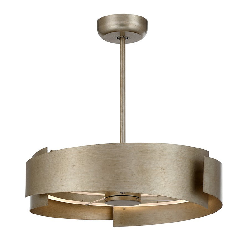 Savoy House Amiena Lt Ceiling Fan, Fan D'Lier, Slvr Patina